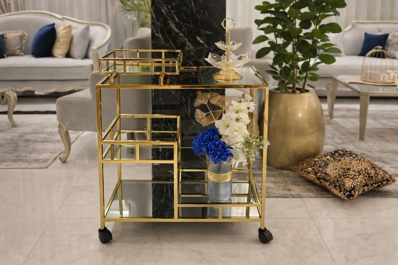 طاولات عربات